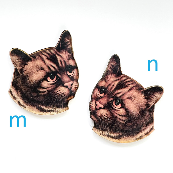 Cat [m] 木質零件/裝飾零件/木製凸圓面 | 英國 第1張的照片