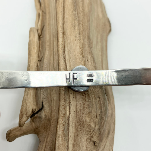 ナンバーエイト ターコイズ シルバー バングル ブレスレット