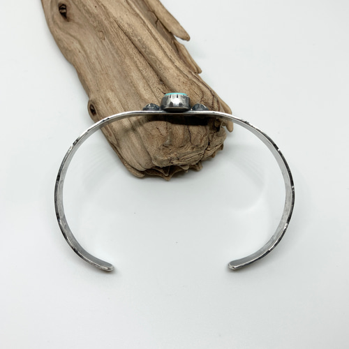 ロイストン ターコイズ シルバー バングル ブレスレット #インディアン