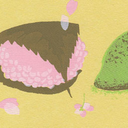 日本の春＊シルクスクリーンカード 6枚目の画像