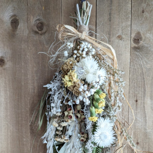 専用＊シンカルファ&パンパス　ドライフラワースワッグ シンカルファ&パンパス ドライフラワースワッグ スワッグ fu.wa