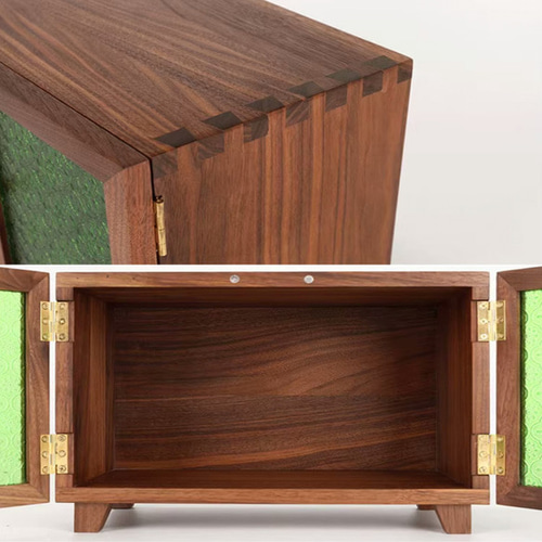 無垢材食器棚 小物収納 大容量ディスプレイキャビネット