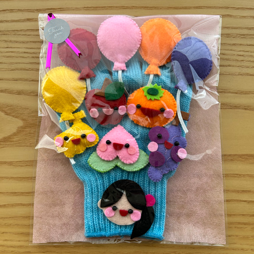 ♡再販×7♡手袋シアター☆ふうせん水色ver.☆ おもちゃ・人形