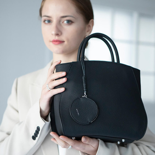 本革 2way ショルダーバッグ 自立 大人バッグ コインケース付属