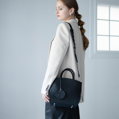 本革 2way ショルダーバッグ 自立 オトナバッグ コインケース付属