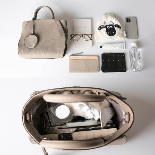 本革 2way ショルダーバッグ 自立 オトナバッグ コインケース付属