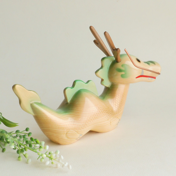 辰（ 木 干支 置物 ） dragon / wood animal / Japanese zodiac 7枚目の画像