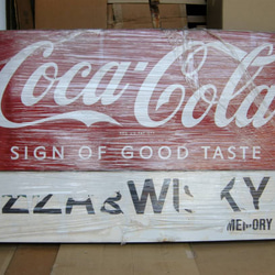 □ RETRO チーク L型 カウンター モダン / 4分割SET □ その他家具