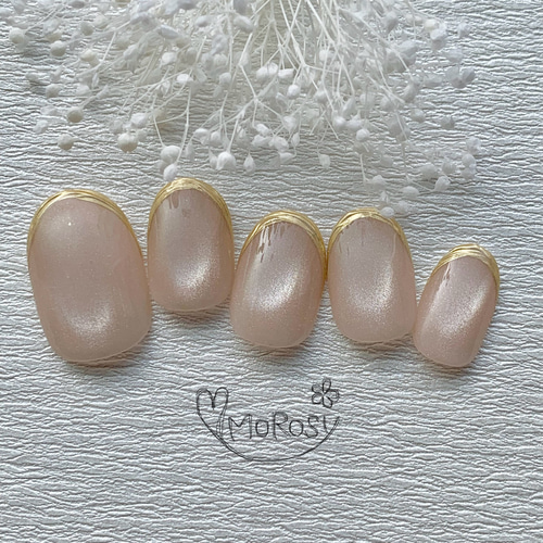 MOROSY243☆マグネット ネイル チップ シンプル 普段使い オフィス