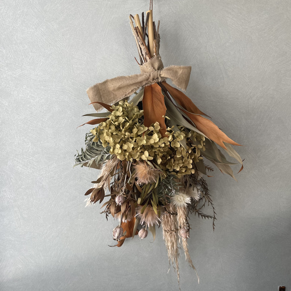 dried flower swag 1枚目の画像