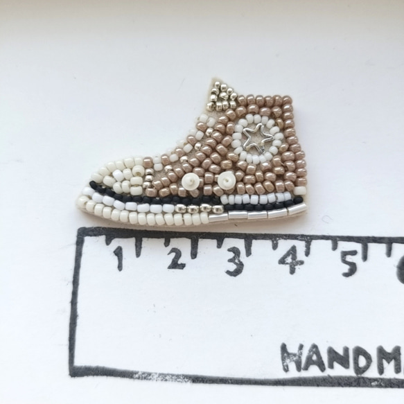 CampusLife*ビーズ刺繍ブローチ 8枚目の画像