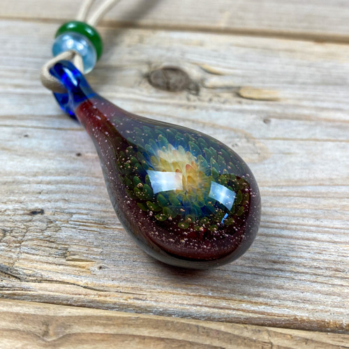 Fume Dot Glass Implosion ボロシリケイトガラスペンダント