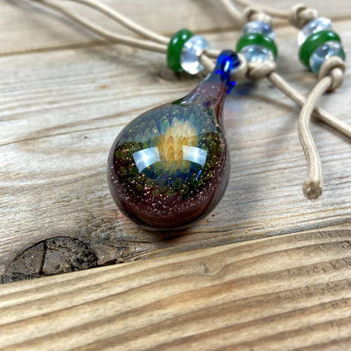 Fume Dot Glass Implosion ボロシリケイトガラスペンダント
