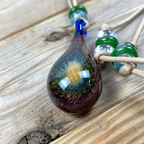 Fume Dot Glass Implosion ボロシリケイトガラスペンダント