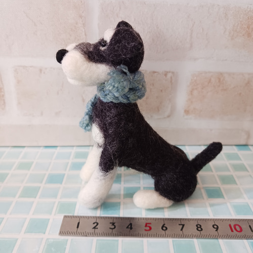 ミニチュアシュナウザー 羊毛フェルト manahata 通販 17056484｜Creema