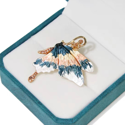 エナメル塗装蝶ブローチアクセサリー ブローチ Honeydesign 通販