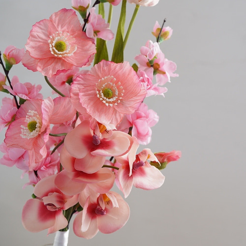桃の花ブーケ 〜ひな祭り 桃の節句〜 ブーケ シュシュフルール 通販 