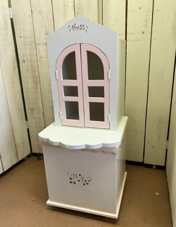 コンパクト仏壇　ミニ仏壇　教会みたいなペット仏壇　カッティング薔薇ロマンティックバージョン６寸　とびきり可愛いお仏壇 人気・おすすめ｜使いやすい・旅行におすすめ 品質保証 全国発送 在庫限り