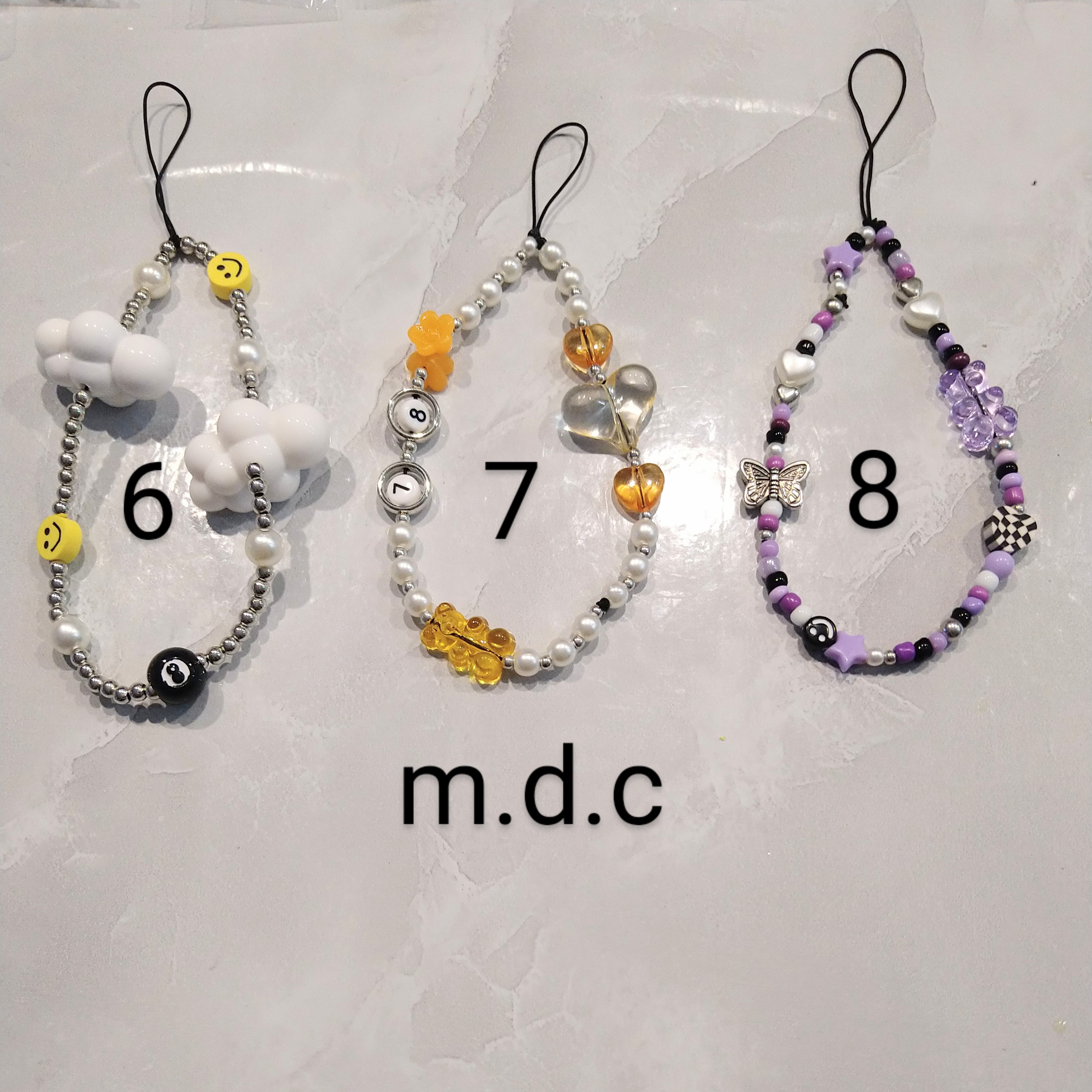 6.7.8 ビーズストラップ ハンドメイド 携帯ストラップ レビュー100