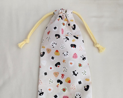 箸袋歯ブラシ入れカトラリーケースおにぎりパンダ