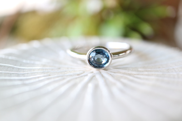 tatsuonagahata ブルー スピネル リング 9号 Chan Tubo 様
