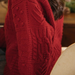 暖かいウールセーター　ウール100％ 8枚目の画像