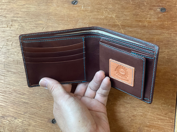 財布(２つ折り) チョコ 2枚目の画像