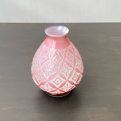 pattern vase  桃星七宝 1枚目の画像