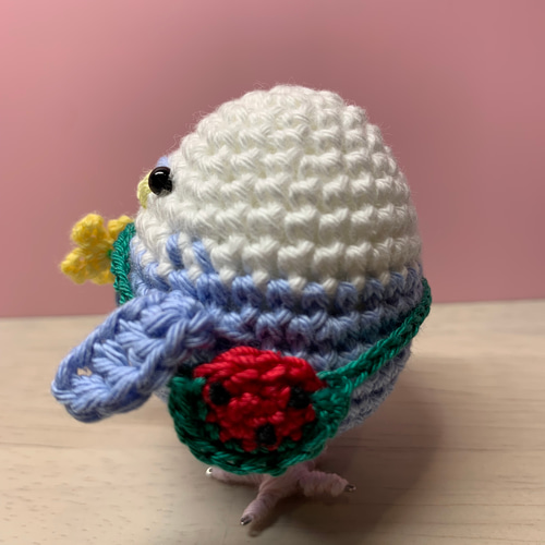 セキセイインコのあみぐるみ あみぐるみ あやの家*♡あみぐるみ