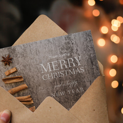 聖誕卡片 情境耶誕樹【CM18012】洛可可草莓 WELKIN手創明信片 第3張的照片