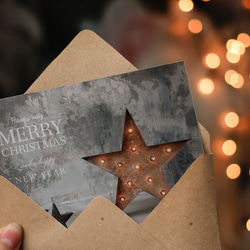 聖誕卡片 情境 星星【CM18013】洛可可草莓 WELKIN手創明信片 第4張的照片
