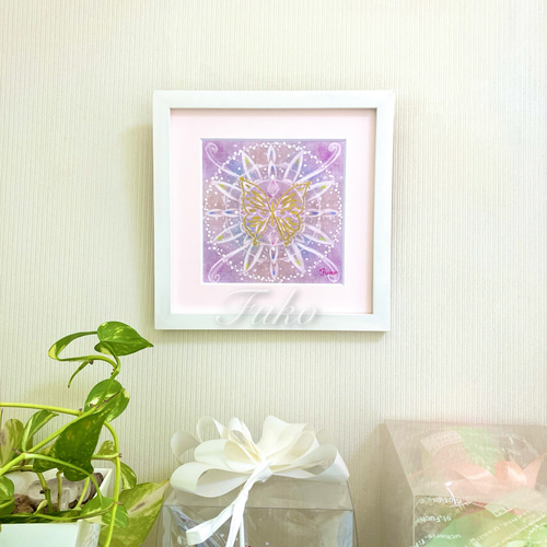 癒し絵画３点 FLOW FOREST- アート 抽象画 現代アート 立体的 爽やか ゴールド