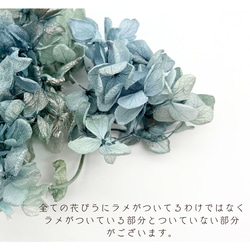 【 あじさい 小分け  】 ハーバリウム ボタニカル キャンドル少量  花材 レジン 材料 封入 素材 花素材 パーツ 7枚目の画像