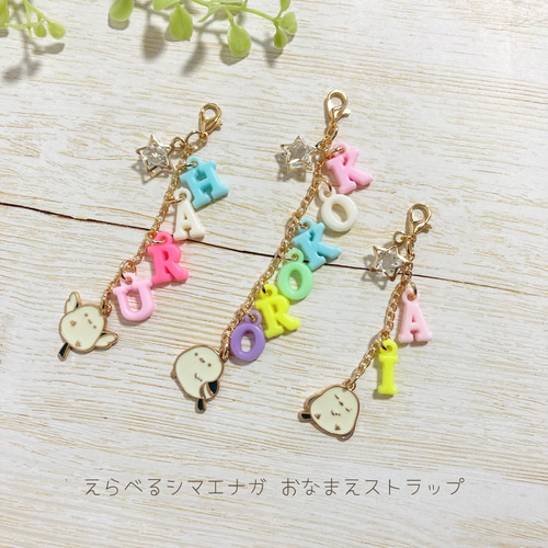 ♡文字入れ可能♡一番星とシマエナガ しまえながチャームが