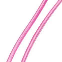 ヘアーゴムひも 長さ１ｍ 太さ約３ｍｍ ピンク こちらは１ｍにカットされています 2枚目の画像
