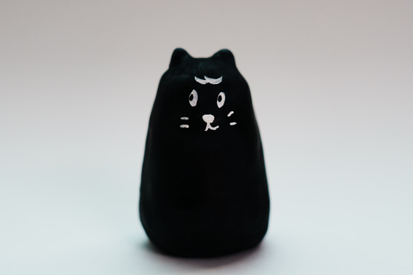 張り子 猫（黒／三毛／サバトラ） 2枚目の画像