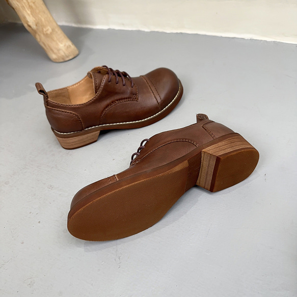 ローファー レザーシューズ 皮靴 スリッポン カジュアルシューズ 通勤 履きやすい 幅広 屈曲 滑りにくい ウォーキング 16枚目の画像