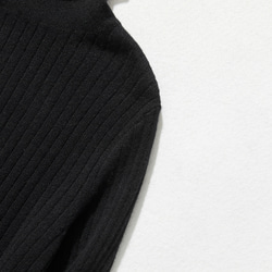高領羊毛針織黑色231112-4 不僅美觀實用 第3張的照片