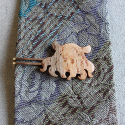 メンダコ木製ネクタイピン 8枚目の画像