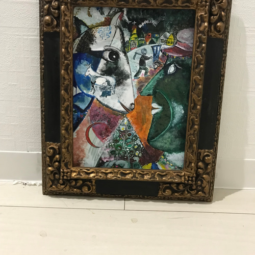 シャガールタッチI and the Village(1911)マルクシャガール 絵画 シャガールタッチI and the Village(1911)マルクシャガール 絵画