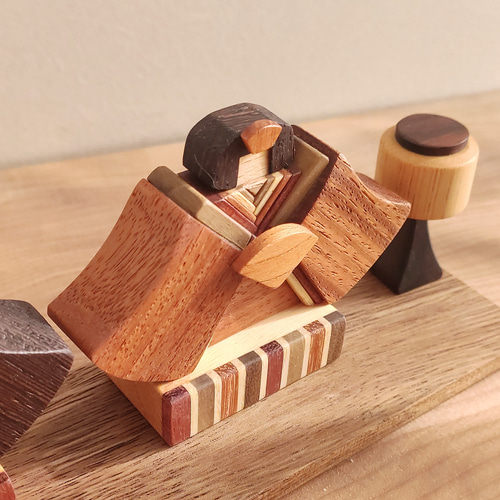 木のお雛様 ひな人形A ひな人形・雛飾り 工房木生 通販 17058761