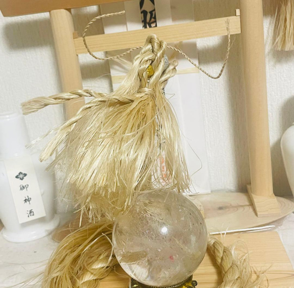イザナミ（松）巫女おまもり精麻龍神 天然素材 龍　縁起物　開運浄化【受注生産】 イザナミ（松）巫女おまもり精麻龍神 天然素材 龍 縁起物 運氣UP浄化