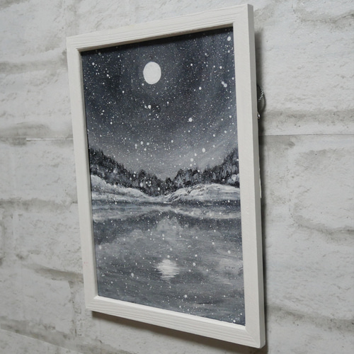 油絵 油彩 油彩画 絵画 【白黒の雪景色】 絵画 HR 通販 油絵 油彩 油彩画 絵画 【白黒の雪景色】 絵画 HR 通販