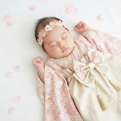 超早割】〈特集掲載〉初節句やひな祭りにも♡桜咲く刺繍レースヘア