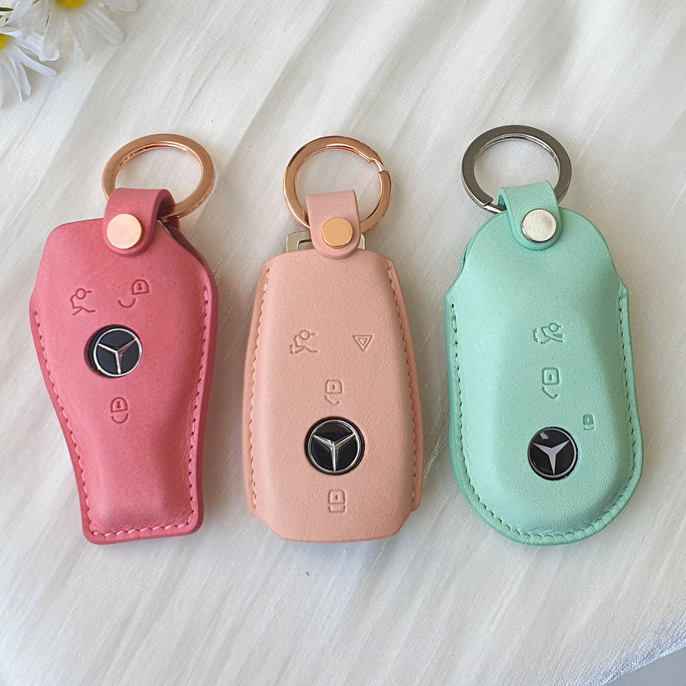 【匿名配送】最終SALE❤️Mercedes-Benz レザーキーケース 赤