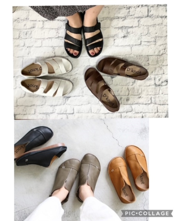 【新年福袋2024♪】鞋子(3400)和涼鞋(2103)，顏色可選L碼 第1張的照片