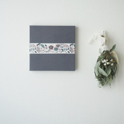 20×20cm 印度繡花布面板 灰色 1 第3張的照片