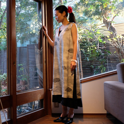 Kimonワンピース・扇（サンプル品SALE❗️） 1枚目の画像