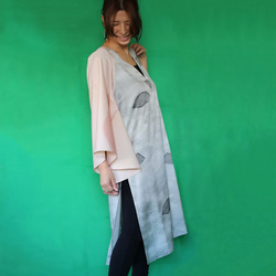 Kimonワンピース・扇（サンプル品SALE❗️） 2枚目の画像