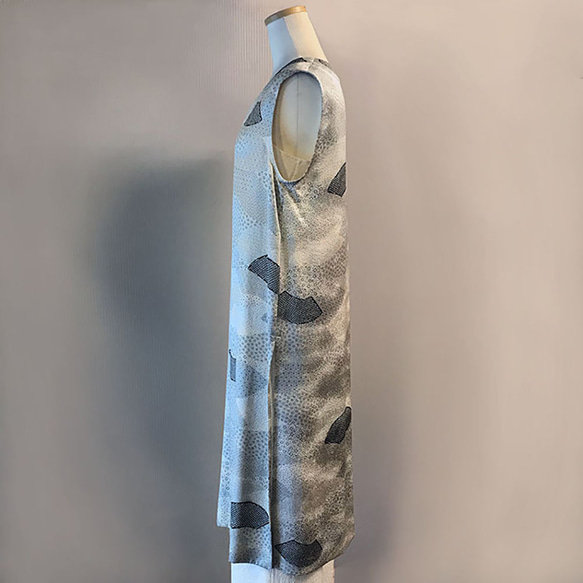 Kimonワンピース・扇（サンプル品SALE❗️） 4枚目の画像